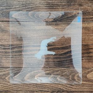 Blue Ribbon Glass Wear plate with French bulldog